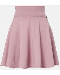 Extreme Cashmere - N°379 Girl Cashmere-Blend Miniskirt - Lyst