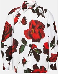 Alexander McQueen - Bedrucktes Hemd aus Baumwolle - Lyst