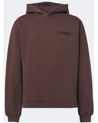 Jacquemus - Logo Cotton Fleece Hoodie - Lyst