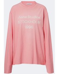 Acne Studios - Logo Cotton And Hemp Jersey T-Shirt - Lyst
