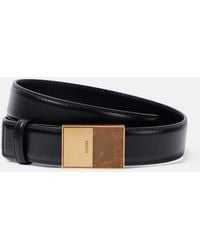 KHAITE - Elio Leather Belt - Lyst