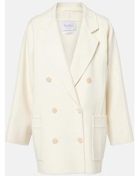 Max Mara - Orma Double-Breasted Wool And Cashmere Jacket - Lyst