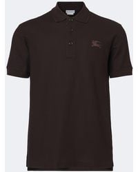 Burberry - Ekd Cotton Pique Polo Shirt - Lyst