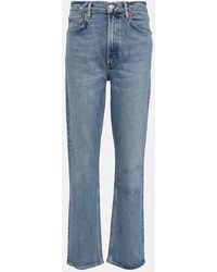 Agolde - High-Rise Straight Jeans Stovepipe - Lyst
