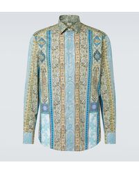 Etro - Roma Printed Cotton Shirt - Lyst
