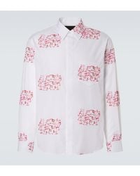 Simone Rocha - Embroidered Cotton Poplin Shirt - Lyst