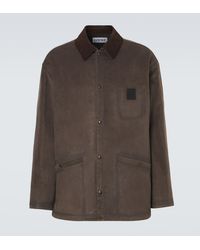 Loewe - Suede-Trimmed Jacket - Lyst