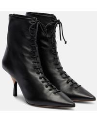 Jacquemus - Leather Ankle Boots - Lyst