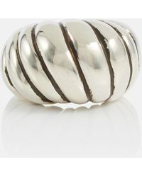 Sophie Buhai Shell Sterling Silver Ring - Metallic
