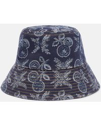 Etro - Sombrero de pescador en denim - Lyst