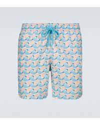 Vilebrequin Moorea Printed Swim Shorts - Blue