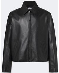 Loewe - Leather Jacket - Lyst