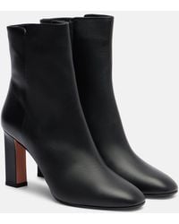Aquazzura - Sellier 85 Leather Ankle Boots - Lyst