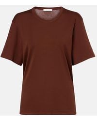 Lemaire - Cotton Jersey T-Shirt - Lyst