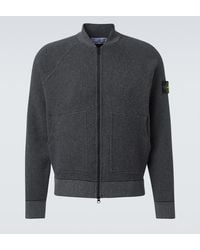 Stone Island - Cotton-Blend Cardigan - Lyst