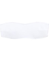 Araks Bandeau-Bikini-Oberteil Maya - Weiß