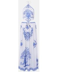 Bananhot - Riley Printed Cotton Maxi Dress - Lyst