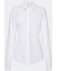 Sportmax - Cotton Poplin Shirt - Lyst