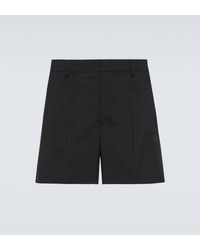 Valentino - Wool-blend Bermuda Shorts - Lyst