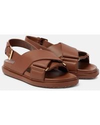 Marni - Leather Sandals - Lyst