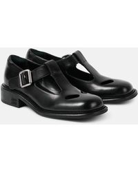 Miu Miu - Mary-Jane-Ballerinas Aus Leder - Lyst
