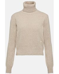 Ami Paris - Ami De Cour Cashmere And Wool Sweater - Lyst