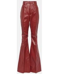 Rick Owens - Bolan High-Rise Coated Denim Jeans - Lyst