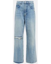 FRAME - Le High N Tight Wide-Leg Jeans - Lyst