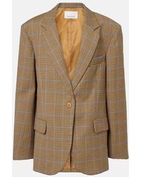 Frankie Shop - Lyra Houndstooth Oversized Blazer - Lyst