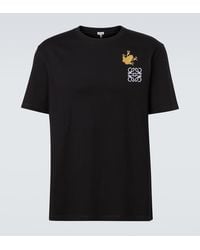 Loewe - Camiseta De Jersey De Algodon Con Anagrama - Lyst