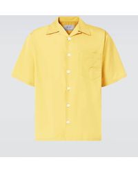 Prada - Cotton Poplin Bowling Shirt - Lyst
