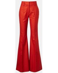 Gabriela Hearst - Rhein Wool And Cashmere Flared Pants - Lyst