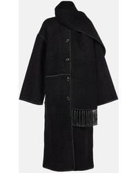 TOTEME - Manteau Brodé À Détail D'Écharpe - Lyst