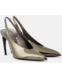 The Attico - Viper 95 Pu Slingback Pumps - Lyst