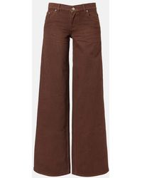 Stella McCartney - Low-Rise Wide-Leg Jeans - Lyst