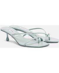 Jimmy Choo - Etana 50 Leather Mules - Lyst