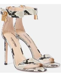 Tom Ford - Sandalen Padlock 105 Aus Leder - Lyst