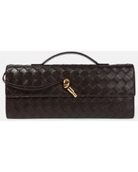 Bottega Veneta - Pouch With "Andiamo Clutch" Handle - Lyst