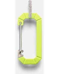 Eera - Chiara Big 18Kt Single Earring With Diamonds - Lyst