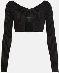Jacquemus - La Maille Pralu Cropped Cardigan - Lyst