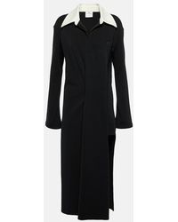 Courreges - Twist Cotton-Blend Pique Polo Dress - Lyst