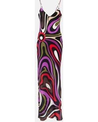 PUCCI - Dresses > day dresses > maxi dresses - Lyst