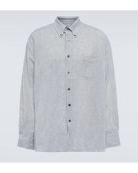Our Legacy - Borrowed Cotton And Linen Shirt - Lyst