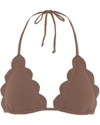 Marysia Swim Triangel-Bikini-Oberteil Broadway - Braun