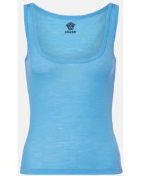 Versace - Medusa Virgin Wool Tank Top - Lyst