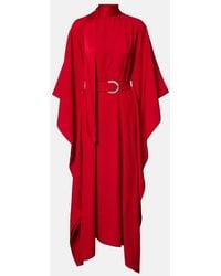 ‎Taller Marmo - La Luna Crytal-Embellished Belted Cady Gown - Lyst