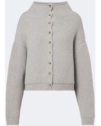 KHAITE - Marjorie Cashmere Cardigan - Lyst