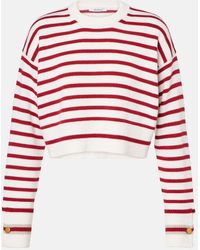 Max Mara - Dorotea Striped Virgin Wool Sweater - Lyst