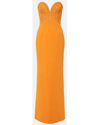 Rebecca Vallance - Sirene Strapless Corset Gown - Lyst