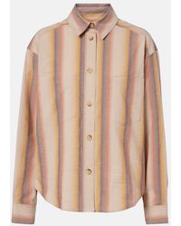Isabel Marant - Mahvane Striped Cotton Shirt - Lyst